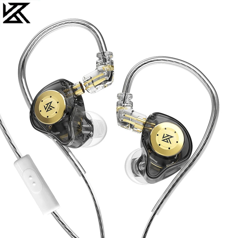 KZ-EDX Pro Fones De Ouvido Com Fio Dinâmico Cancelando Auricular